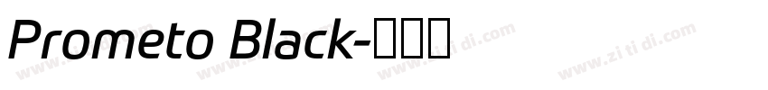 Prometo Black字体转换